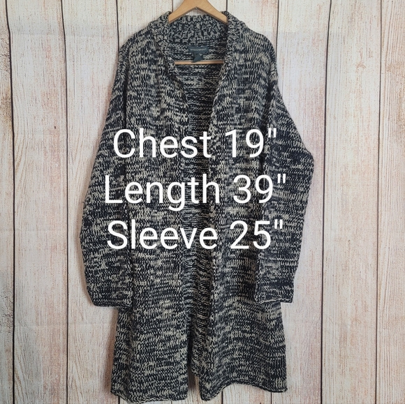 Banana Republic Chunky Knit Duster Cardigan Size Large - Picture 6 of 8